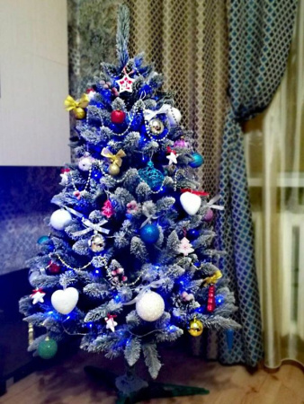 Елка "Ариозо", эффект инея